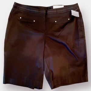 NWT Cato Black Shorts Size 16W